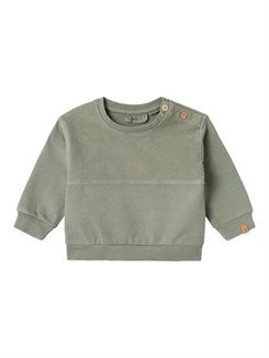 Lil' Atelier Momads LS sweatshirt - Seagrass