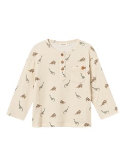 Lil' Atelier Gio bon LS top - Birch dino