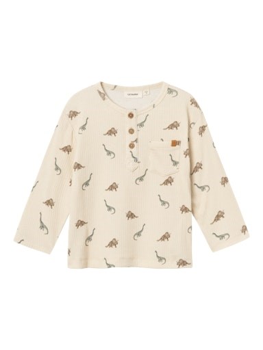 Lil\' Atelier Gio bon LS top - Birch dino