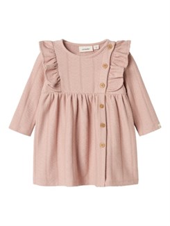 Lil' Atelier Fominas LS dress - Shadow Gray