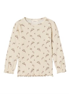 Lil' Atelier Gio LS slim top - Birch berries