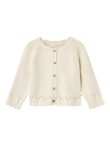 Lil\' Atelier Framla LS knit cardigan - Turtledove 