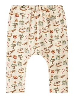 Lil' Atelier Gio loose pants - Turtledove christmas