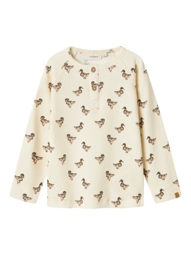 Lil\' Atelier Gavo LS slim top - Turtledove duck