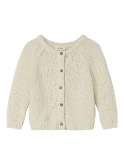 Lil' Atelier Sally LS knit cardigan - Turtledove