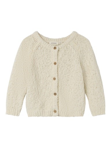 Lil\' Atelier Sally LS knit cardigan - Turtledove