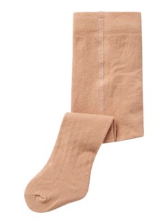 Lil' Atelier Filso Ana pointelle pantyhose - Rugby tan