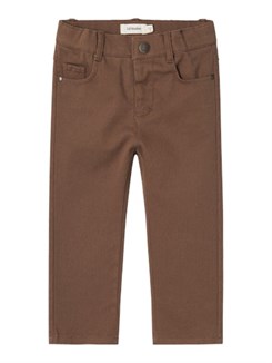 Lil' Atelier Ryan reg twill pants - Shitake