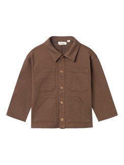 Lil' Atelier Reeve LS loose shirt - Shitake