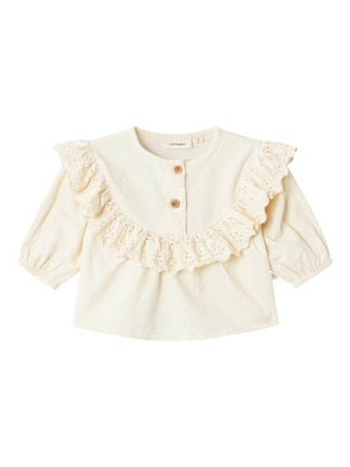 Lil\' Atelier Saku LS loose shirt - Turtledove