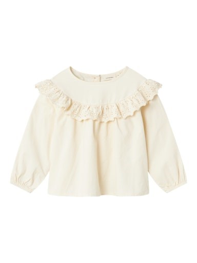 Lil\' Atelier Saku LS loose shirt - Turtledove