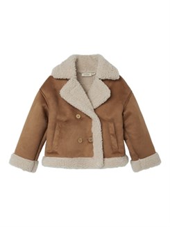 Lil' Atelier Nolo oversized jacket - Petrified Oak