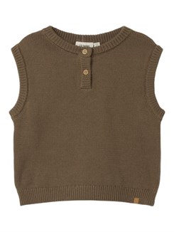 Lil' Atelier Ramlo knit vest - Shitake