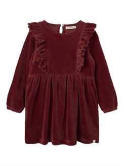 Lil' Atelier Saga LS dress - Spiced apple 