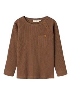 Lil' Atelier Rajo LS slim top - Shitake