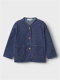 Lil' Atelier Liva jacket - Dark Blue Denim