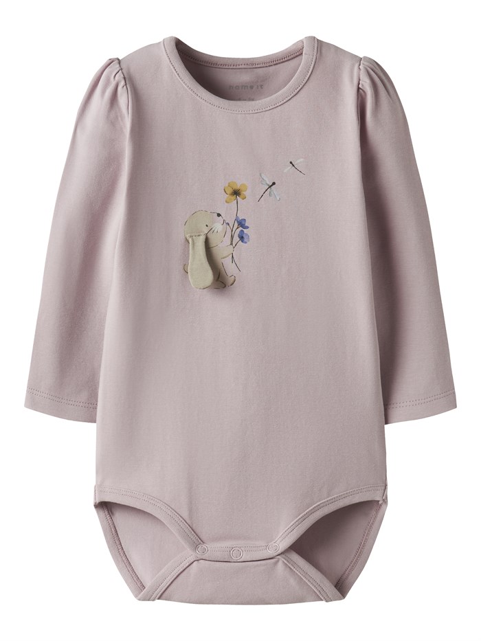 Lil\' Atelier Fiducia LS schlanker Body – Peach Whip