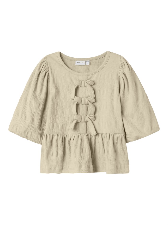 Lil\' Atelier Jobo SS Loose Sweat – Austernpilz