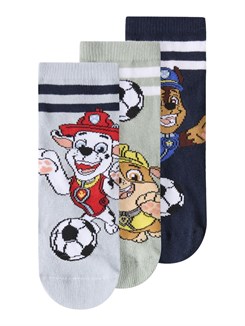 Name it Jonathan 3-pak socks - Paw Patrol - Dusty Blue
