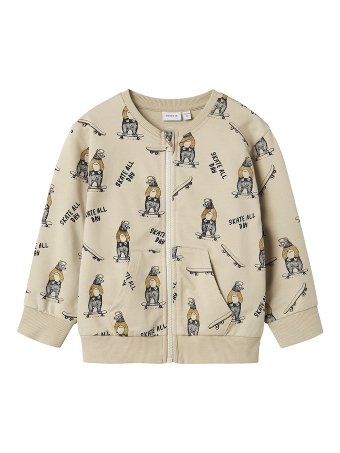 Lil\' Atelier Fauci LS-Strickjacke – Kokosmilch