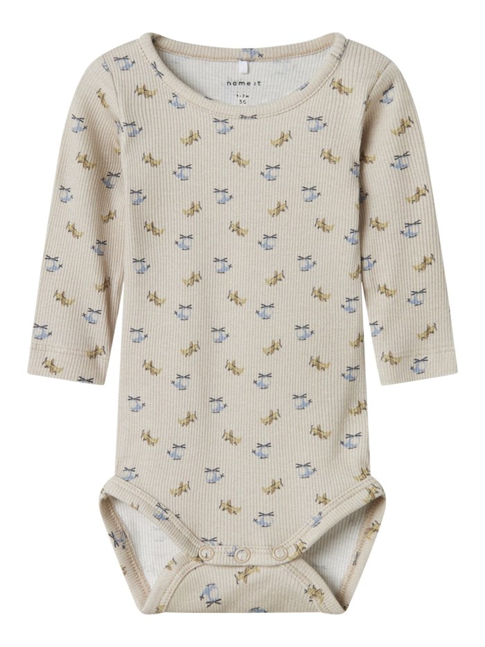 Lil\' Atelier Fiducia LS schlanker Body – Peach Whip