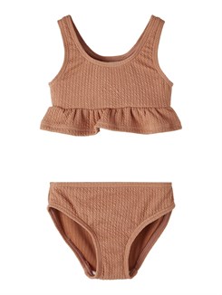 Lil' Atelier Flora bikini - Mocha mousse