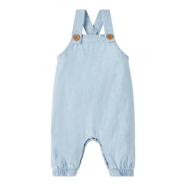 Lil\' Atelier Daley loose overalls - Light blue denim