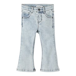 Lil' Atelier Sally blim boot jeans - Light Blue denim