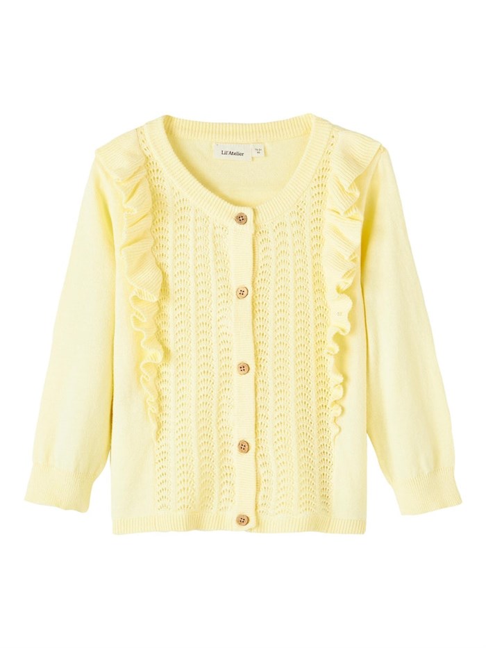 Lil\' Atelier Hija strik cardigan - Double cream