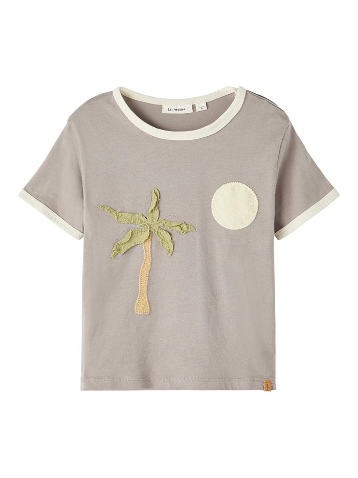 Lil\' Atelier Hali t-shirt - Frost gray