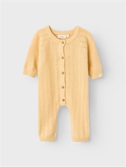 Lil' Atelier Daimo loose knit suit - Sahara sun