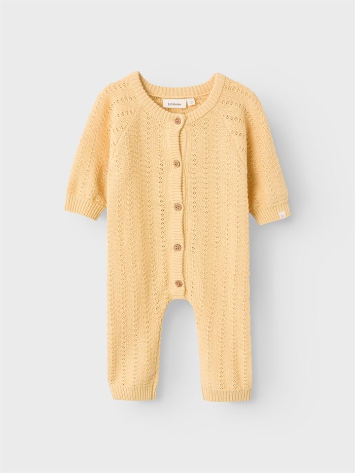 Lil\' Atelier Daimo loose knit suit - Sahara sun