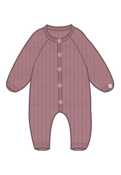 Lil' Atelier Daimo loose knit suit - Nostalgia Rose