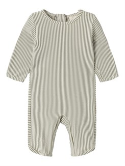 Lil' Atelier Fondo LS UV swimsuit - Dried sage