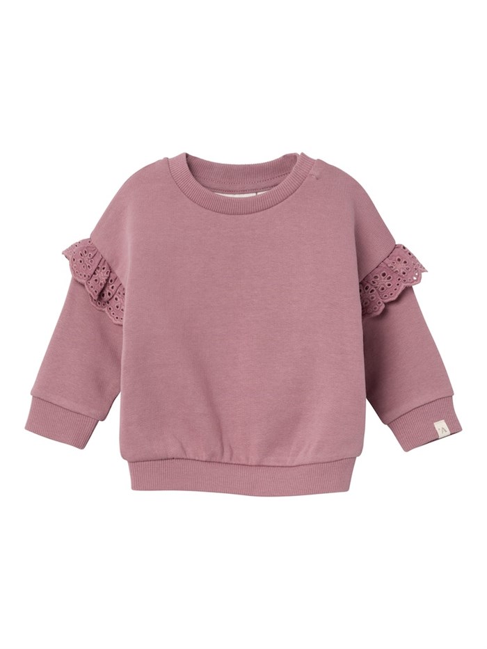 Lil\' Atelier Doris LS sweatshirt - Nostalgia Rose