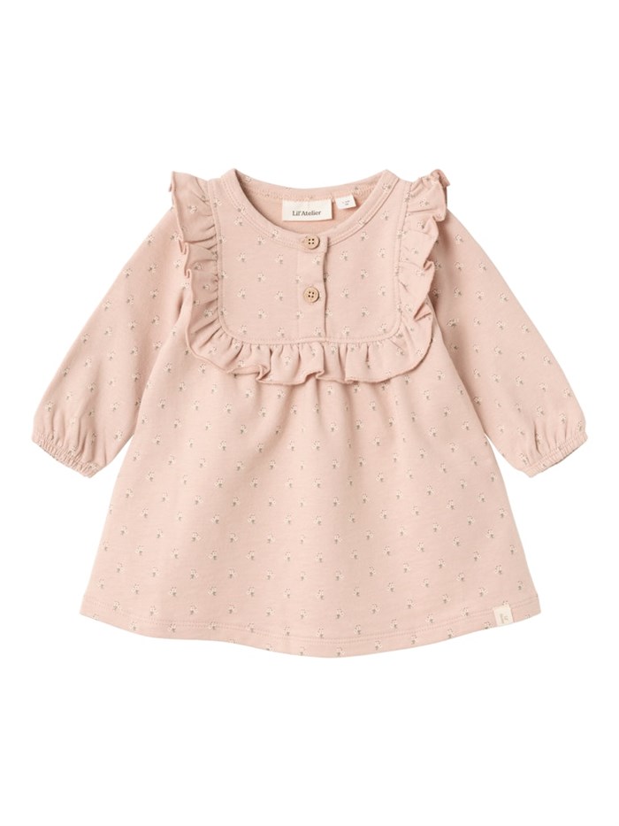 Lil\' Atelier Fanja sweat dress - Rose dust