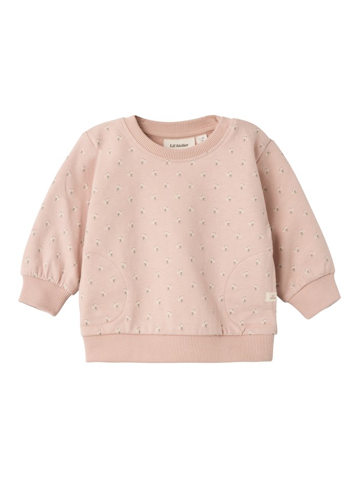 Lil\' Atelier Fanja LS loose sweat - Rose dust