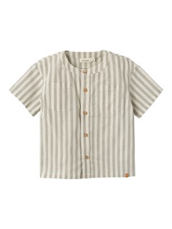 Lil' Atelier Dino SS Boxy shirt - Turtledove