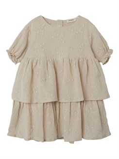 Lil' Atelier Fauna SS loose dress - Sandshell