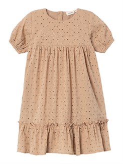 Lil' Atelier Fang SS loose dress - Nougat