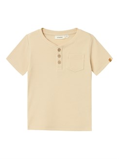 Lil' Atelier Halli SS t-shirt - Bleached sand