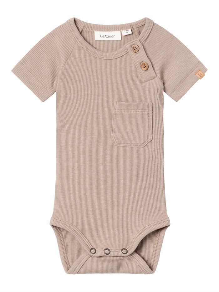 Lil\' Atelier Gago SS slim body - Mocha meringue