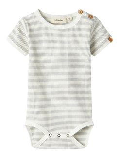 Lil' Atelier Gago SS slim body - Oyster mushroom stripes