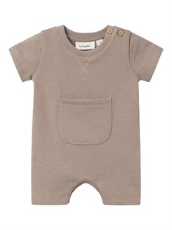 Lil' Atelier Jobo loose shortsuit - Mocha meringue