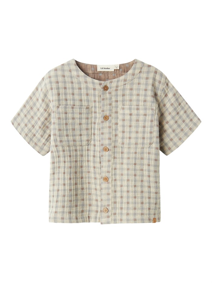 Lil\' Atelier Joey SS shirt - Bleached sand