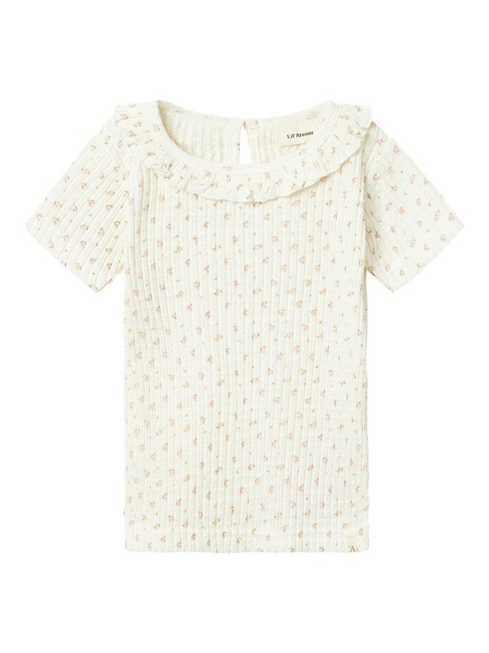 Lil\' Atelier Hulla SS t-shirt - Coconut milk