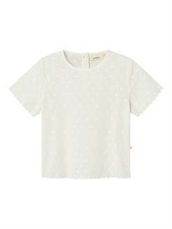 Lil' Atelier Hirsa SS t-shirt - Coconut milk