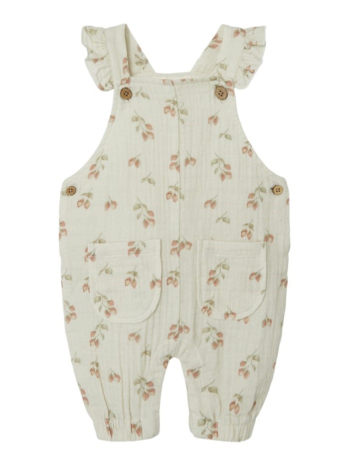 Lil\' Atelier Biba loose overall - Turtledove strawberry