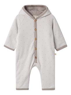 Lil' Atelier Gio gepolsterter Babyanzug – Vapour Blue