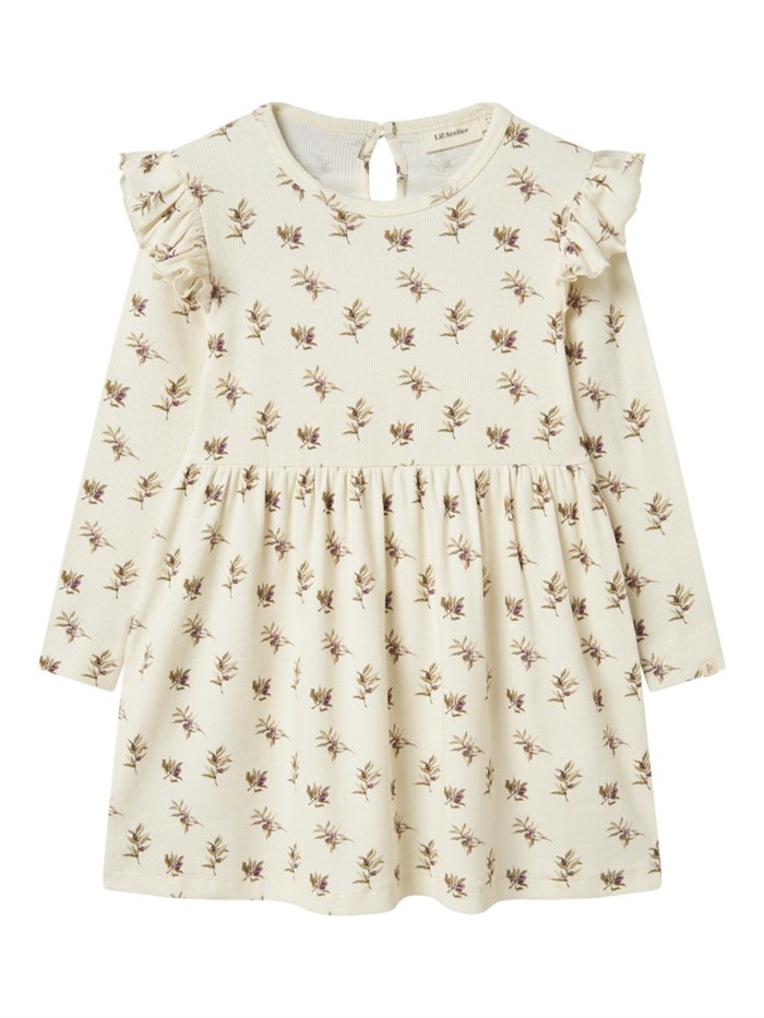 Lil\' Atelier Gavo LS dress - Turtledove olive